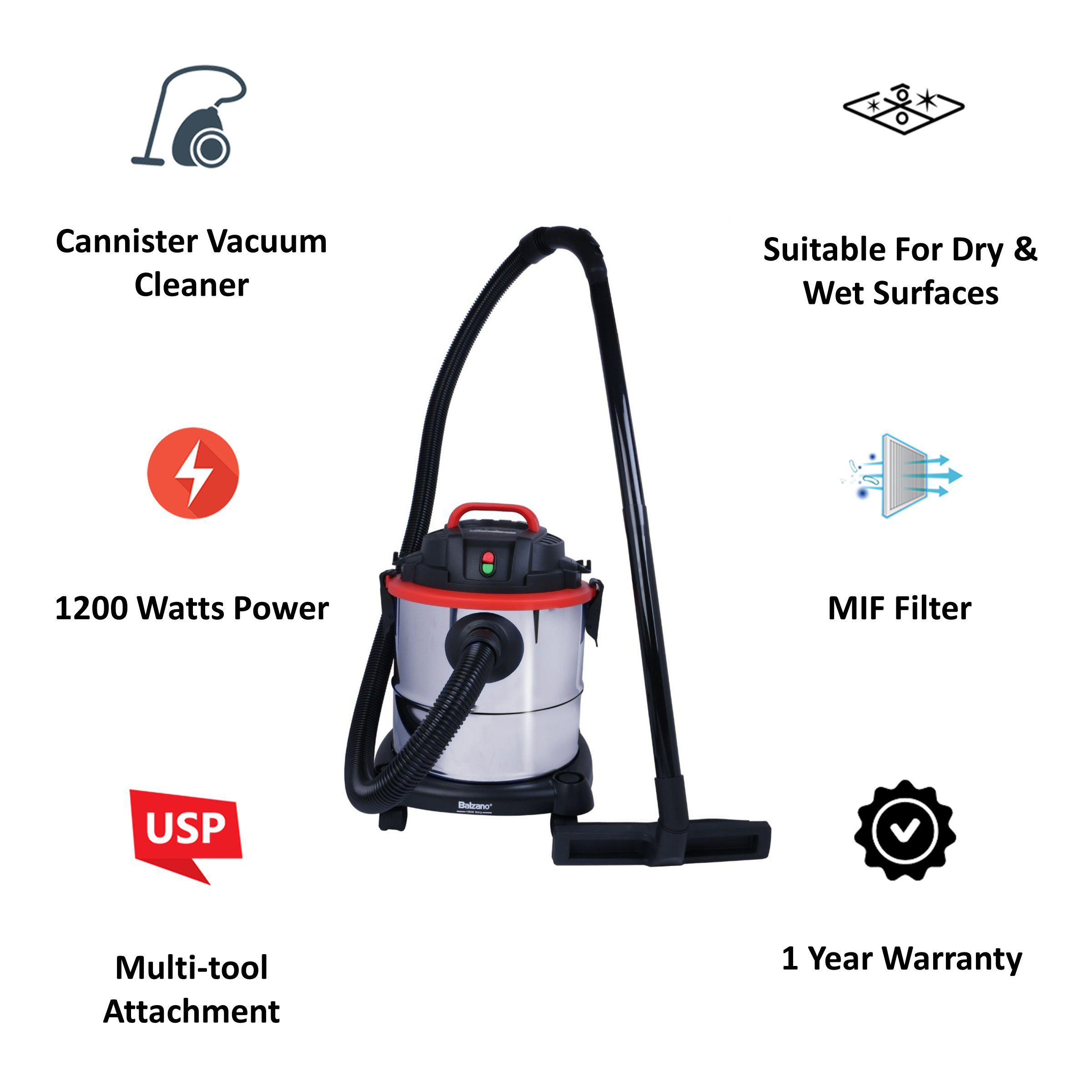 balzano wet and dry vacuum cleaner